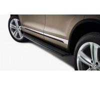 Пороги черные алюминиевые для Touareg не для R-Line Пороги черные алюминиевые для Touareg не для R-Line