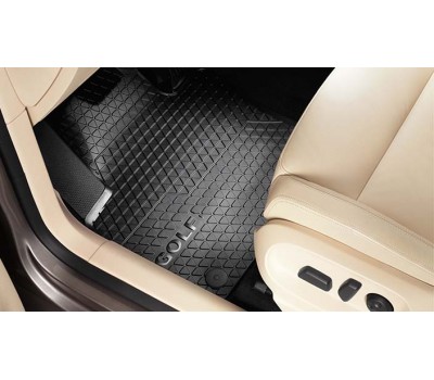 Резиновые коврики передние для Golf 6 Plus Резиновые коврики передние для Golf 6 Plus